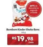 Novo Atacarejo Kinder - bombom shoko bons oferta