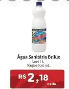 Novo Atacarejo Brilux - água sanitária oferta