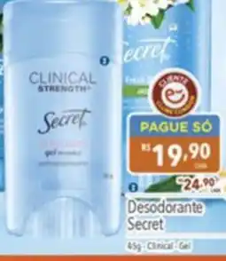 Gigante Atacadista Desodorante secret oferta