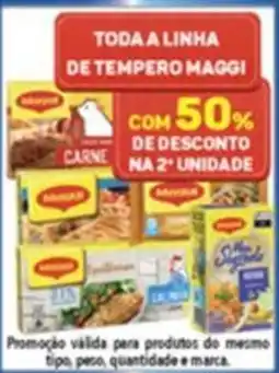 Gigante Atacadista Toda a linha de tempero maggi oferta