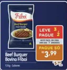Gigante Atacadista Beef Burguer Bovino Friboi oferta