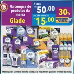 Gigante Atacadista Na compra de produtos da marca Glade oferta