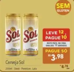 Gigante Atacadista Cerveja Sol oferta