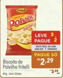 Gigante Atacadista Biscoito de Polvilho Fritelli oferta