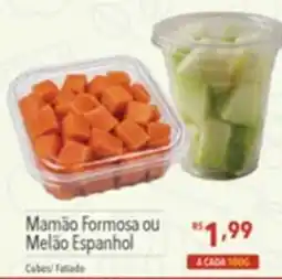 Gigante Atacadista Mamão Formosa ou Melão Espanhol oferta