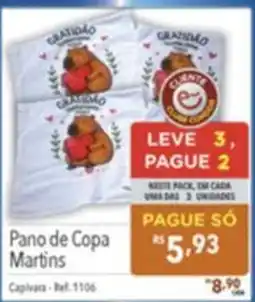 Gigante Atacadista Pano de Copa Martins oferta