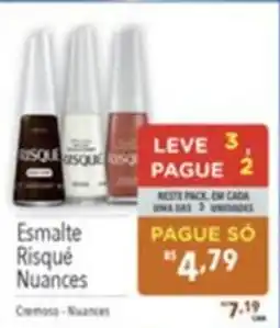Gigante Atacadista Esmalte Risqué Nuances oferta