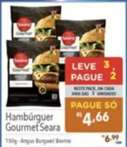 Gigante Atacadista Hambúrguer Gourmet Seara oferta