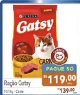 Gigante Atacadista Ração Gatsy oferta