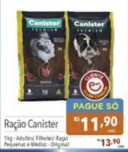 Gigante Atacadista Ração Canister oferta