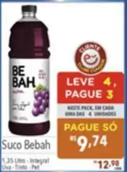 Gigante Atacadista Suco Bebah oferta