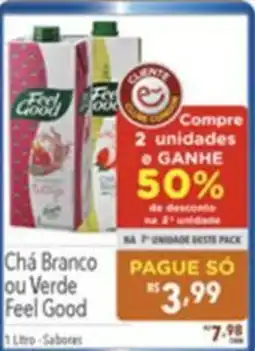 Gigante Atacadista Chá branco ou verde feel good oferta