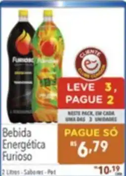 Gigante Atacadista Bebida Energética Furioso oferta