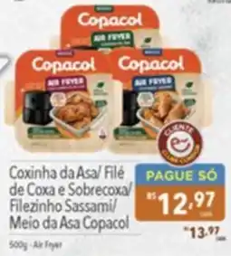 Gigante Atacadista Coxinha da Asa/ Filé de Coxa e Sobrecoxa/ Filezinho Sassami/ Meio da Asa Copacol oferta