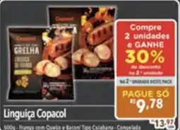 Gigante Atacadista Linguiça Copacol oferta
