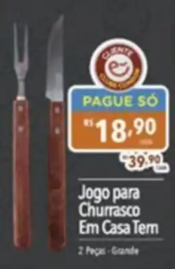 Gigante Atacadista Jogo para Churrasco Em Casa Tem oferta