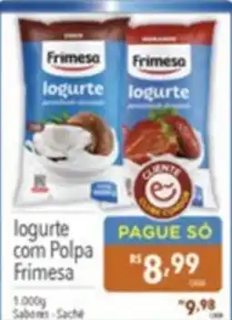 Gigante Atacadista logurte com polpa frimesa oferta