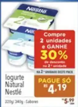 Gigante Atacadista logurte natural nestlé oferta