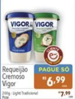 Gigante Atacadista Requeijão Cremoso Vigor oferta