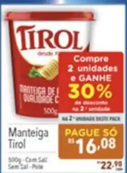 Gigante Atacadista Manteiga tirol oferta