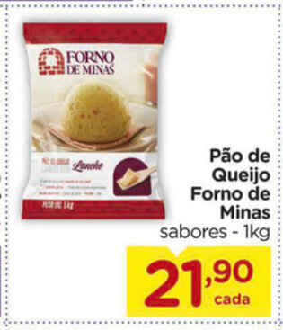 Pao de queijo Forno de Minas 1kg