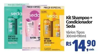 Kit Shampoo + Condicionador Seda