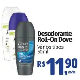 Supermercados Mateus Desodorante roll-on dove vários tipos oferta