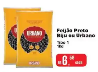 Feijão Preto Biju ou Urbano