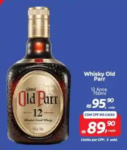 Supermercados Mateus Whisky Old Parr oferta