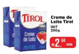 Supermercados Mateus Creme de Leite Tirol oferta