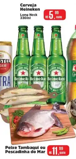 Supermercados Mateus Cerveja Heineken Long Neck oferta