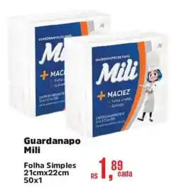 Supermercados Mateus Guardanapo Mili oferta