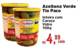 Supermercados Mateus Azeitona Verde Tio Paco oferta