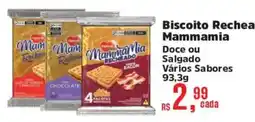 Supermercados Mateus Biscoito Recheado Mammamia oferta