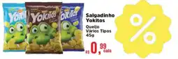 Supermercados Mateus Salgadinho yokitos queijo vários tipos oferta