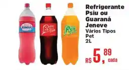 Supermercados Mateus Refrigerante Psiu ou Guaraná Jeneve Vários Tipos oferta