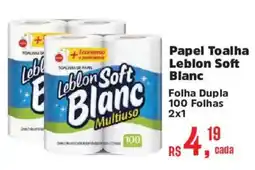 Supermercados Mateus Papel Toalha Leblon Soft Blanc oferta