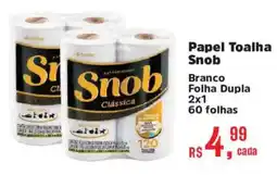 Supermercados Mateus Papel Toalha Snob oferta