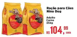 Supermercados Mateus Ração para Cães Nino Dog oferta