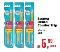Supermercados Mateus Escova Dental Condor Trip Macia oferta