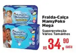 Supermercados Mateus Fralda-Calça MamyPoko Mega oferta