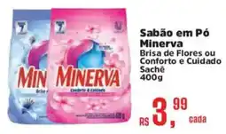 Supermercados Mateus Sabão em Pó Minerva oferta