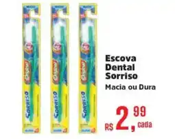 Supermercados Mateus Escova Dental Sorriso Macia ou Dura oferta