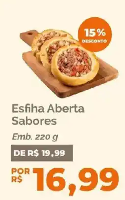Oba Hortifruti Esfiha Aberta Sabores oferta