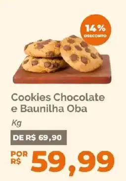 Oba Hortifruti Cookies Chocolate e Baunilha Oba oferta