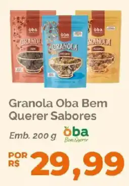 Oba Hortifruti Granola oba bem querer sabores oferta