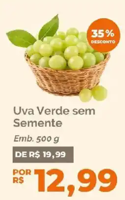 Oba Hortifruti Uva Verde sem Semente oferta