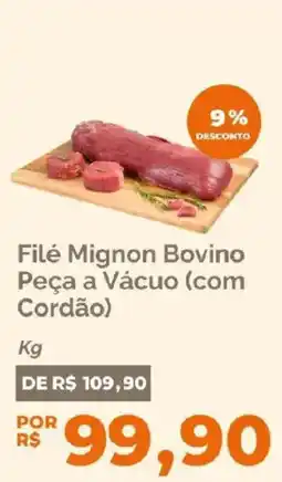 Oba Hortifruti Filé Mignon Bovino Peça a Vácuo (com Cordão) oferta
