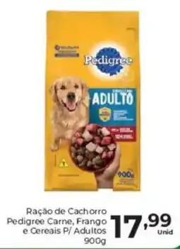 Comercial Esperança Ração de Cachorro Pedigree Carne, Frango e Cereais P/ Adultos oferta