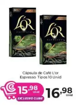 Comercial Esperança Cápsula de Café L'Or Espresso Tipos oferta